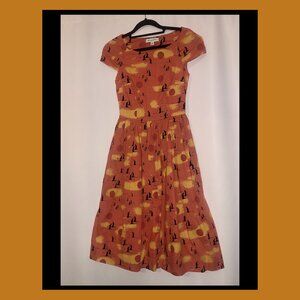 Modcloth Emily and Fin Midi 50s inspired Flare Dress